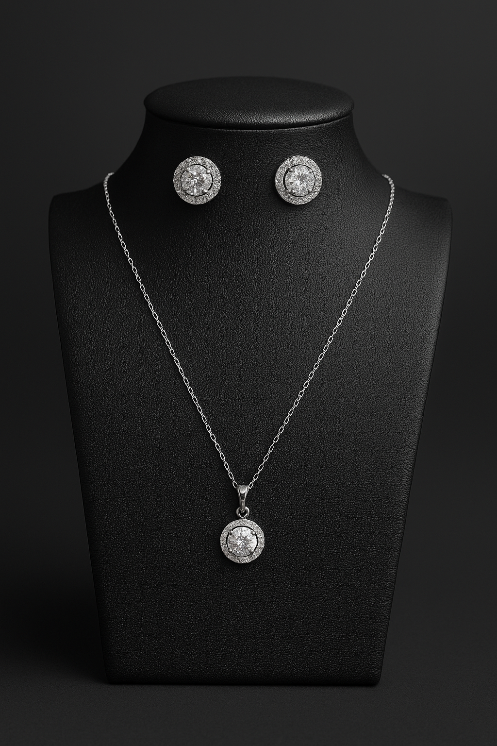 Collier & Boucles d’Oreilles acier inoxydable