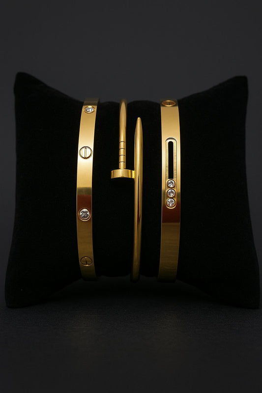 Pack trio du cartier aciers inoxydable